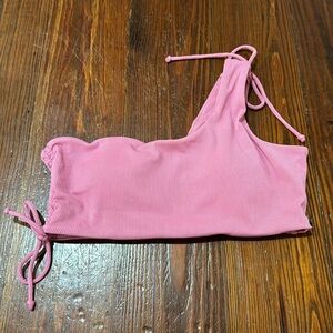 One shoulder swim top. Size:M